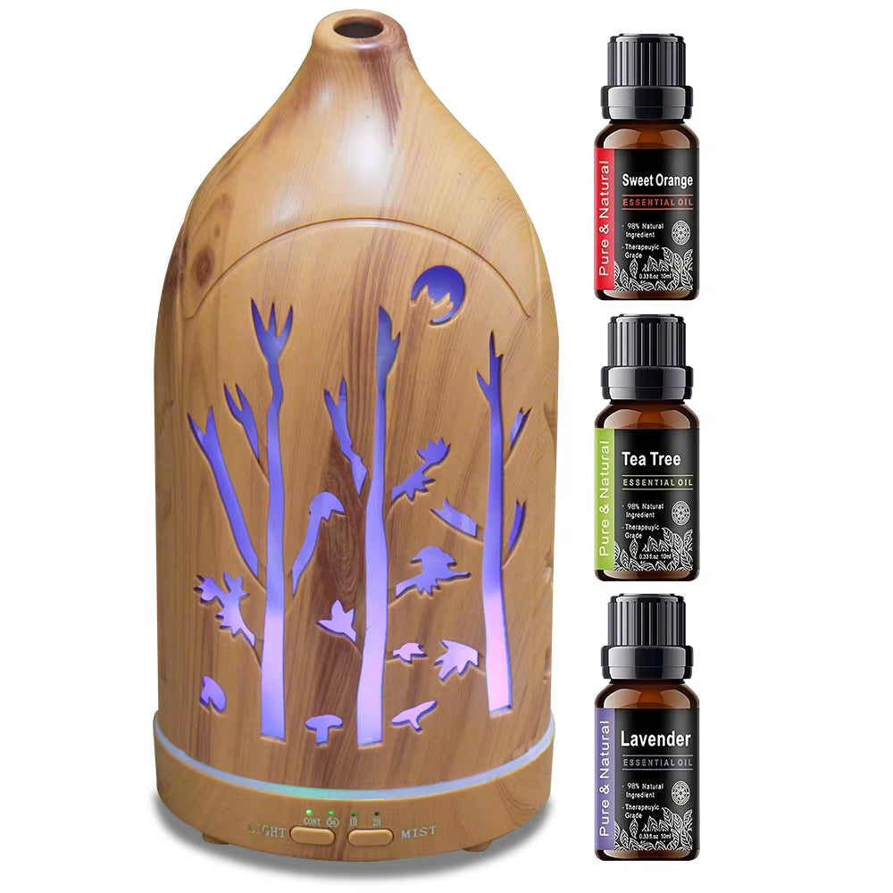 Calming Aromatherapy Diffuser Multi Function Mist Humidifier 7 Soothing Colors, Whisper-Quiet for Deep Sleep & Relaxation